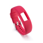Garmin VivoFit 4 klockarmband träningsklocka i silikon elastiskt mjuk - Röd längd 23cm