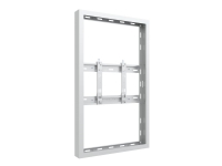 Multibrackets M Pro Series - Hölje - för digital skylt - liten - stål - vit - skärmstorlek: 43 - väggmonterbar