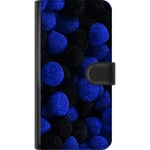 Samsung Galaxy A56 Svart Plånboksfodral Blå Sockerbitar