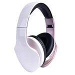 New Wireless Headphones Bluetooth Headset Foldable Stereo Headphone Gaming Earphones With Microphone For PC Mobile phone Mp3 White