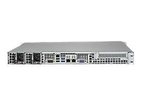 Supermicro Superserver 5019P-Mtr - Server - Kan Monteras I Rack 1U - 1-Vägs - Ingen Cpu Upp Till - Ram 0 Gb - Sata - Hot-Swap 3.5" Vik/Vikar - Ingen Hdd - Ast2500 - Gigabit Ethernet, 10 Gigabit Ethernet - Inget Os - Skärm: Ingen - Svart