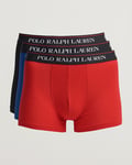 Polo Ralph Lauren 3-Pack Cotton Stretch Trunk Sapphire/Red/Black