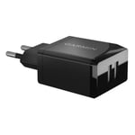 Garmin EU Plugin med 2 USB-portar, ONESIZE Unisex, Svart - Tillbehör för klockor och armband