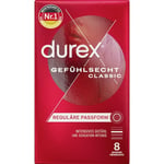 Durex Lust & Liebe Condoms Luonnollisen tuntuinen 8 Stk.