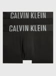 Calvin Klein Intense Power Cotton Stretch Trunks, Pack of 2, Black