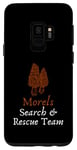 Coque pour Galaxy S9 Nouveauté Morilles Search and Rescue Team Champignons