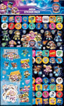 Paper Projects 01.70.22.040 PAW Patrol the Mighty Movie Mega Pack | Three Types of Stickers (Around 150 Total) | Reusable on Non-Porous Surfaces, 29.7cm x 21cm