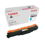 cartouche de toner compatible-toner Brother TN-243 TN-247 (1cyan) Avec puce
