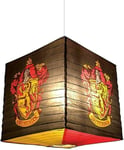 OFFICIAL HARRY POTTER GRYFFINDOR PAPER CUBE HANGING LIGHT SHADE LAMP