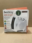 Beldray Electric Fan Heater Upright Portable Cool Air Function & 2 Heat Settings