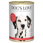 Dog's Love Adult 6 x 400 g - Oksekød