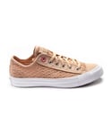 Converse Womens All Star Ox Getaway Trainers - Natural - Size UK 4