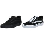 Vans Sneaker Black Canvas Black 186 6 UK + Sneaker Black Suede Canvas Black White C24 6 UK