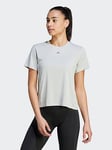 adidas Performance Hiit Heat.rdy Sweat-conceal Training T-shirt - Green, Green, Size L, Women
