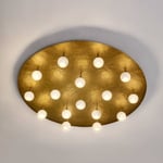 Holländer Pyöreä design-LED-kattovalaisin Lucente 16-lamp.