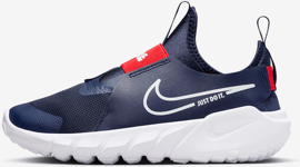 Nike Older Kids' Road Running Shoes Flex Runner 2 Urheilu MIDNIGHT NAVY/PICANTE RED/WHITE