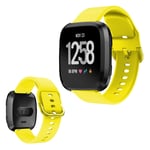 Fitbit Versa silicone watch band - Yellow