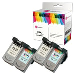 Lot Ink Cartridges For Canon Pg40cl41 450 Mp150 Mp160 Ip1200 Ip1300 Ip1600