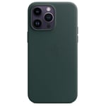 Apple iPhone 14 Pro Leather Case with MagSafe - Forest Green Made with High Quality & Supple Leather
