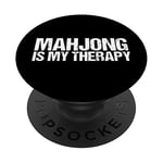Mahjong Is My Therapy Mahjong Player Mahjong Fans PopSockets Swappable PopGrip