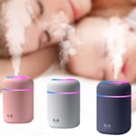 300ml New Humidifier Colorful Atmosphere Car Essential Diffuser Pink