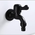 Faucet sanitary black color 304 stainless steel wall mounted bibcocks wash machine faucet sink faucet garden faucet G1/2-wash_faucet_short