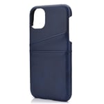 Effektfullt Smidigt Skal med Kortfack (Suteni) - iPhone 11 Mörkblå