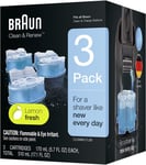 Braun Clean & Renew Refill Cartridges - Pack of 3