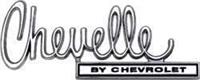 OER 8791686 emblem"Chevelle by Chevrolet"baklucka