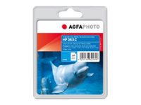 AgfaPhoto - 5.5 ml - cyan - kompatibel - bläckpatron (alternativ för: HP 363, HP C8771EE) - för HP Photosmart 31XX, 82XX, C5100, C5170, C5175, C5190, C5194, C6100, C6150, C6175, C7100