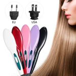 10types Electric Hair Straightener Straightening Brush Comb