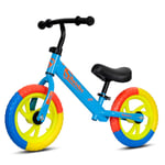 TYSYA Children Balance Bike No Foot Pedal 12 Inches 2-5 Years Old Baby Toys Sliding Toddler Kids Bicycles Outdoor Gaming,C