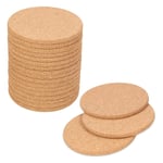20-pack korkunderlägg, barunderlägg absorberande värmebeständiga återanvändbara dryckesunderlägg