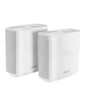 ASUS ZenWiFi AX (XT9) AX7800 1er Pack Weiß Tri-bande (2,4 GHz / 5 GHz) Wi-Fi 6 (802.11ax) Blanc 4 Interne