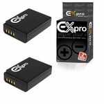 Original Ex-Pro Digital Camera Battery x2 LP-E10 LPE10 for Canon EOS 1100D T3