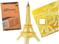 Jokomisiada Guld Metall 3D-pussel Eiffeltornet ZA1716