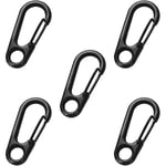 5 stycken Mini Karbinhakar, Fjäderbelastade Karabinkrokar Nyckelring, Mini Karabinkrokar, För Camping, Vandring IC