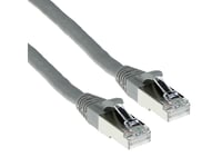 Act Grey 3 Meter Lszh Sftp Cat6a Patch Cable Snagless With Rj45 Connectors. Cat6a S/Ftp Lszh Sng Gy 3.00M (Fb7003)