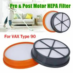 Pre Post Motor Type 90 Hepa Filter Kit For Vax Air Stretch Pet Vacuum Cleaner