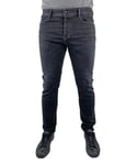Diesel Tepphar 084HQ Mens Jeans - Black Cotton - Size 31W/32L