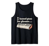 Mens Keyboard Piano Adult For Her Pleasure Funny For Men Father Tank Top