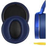 Geekria Replacement Ear Pads for SONY MDR-XB950BT Headphones (Navy Blue)