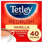 4 x 40 TETLEY REDBUSH VANILLA TEA BAGS 160 TEABAGS