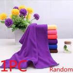 1/5/10pcs Color Random Micro Fiber Towel Car Cleaning Tool Wash 1pc (color Random)
