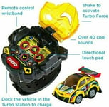 Vtech Turbo Force Racers Wristband Remote Control Yellow Car New RC Xmas Toy 4+
