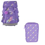 Tinka - School Bag 22L & Double Pencil Case Unicorn ( 1237447 / 1237484 )