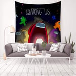 208 New Game Among Us Tapestry - Yoga Tapestries Wall Hanging Home Decoration Bedroom Decor Living Room Door Curtain Balcony Sheer Room Divider