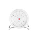 AJ Table Clock Bankers - White