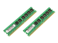 CoreParts - DDR2 - sats - 4 GB: 2 x 2 GB - DIMM 240-pin - 667 MHz / PC2-5300 - ej buffrad - ECC