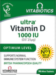 Vitabiotics Ultra Vitamin D Tablets 1000IU Optimum Level -96 Count (Pack of 1)